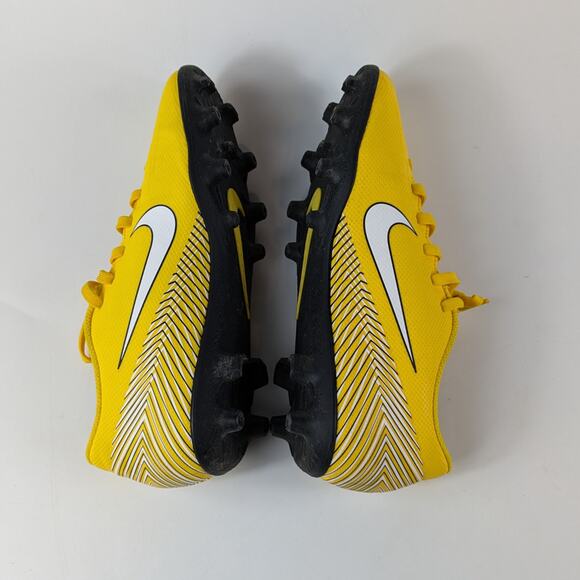 Nike Mens US Size 6.5 Mercurial Vapor XII 12 Club Neymar JR FG Yellow A03129 710 - Picture 4 of 16